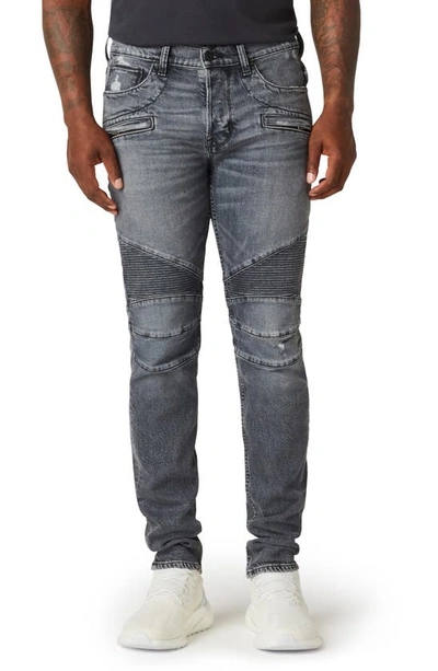 Shop Hudson The Blinder V.2 Skinny Fit Distressed Biker Jeans In Kit