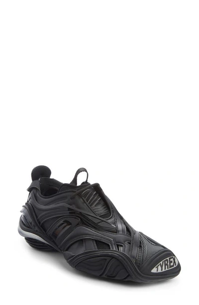 Shop Balenciaga Tyrex Sneaker In Black