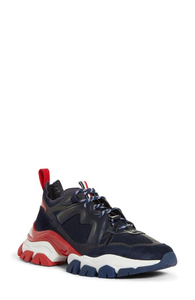 Shop Moncler Leave No Trace Sneaker In Blue