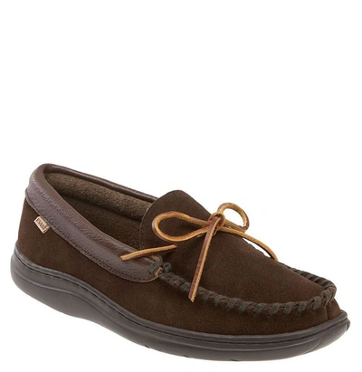 Shop L.b. Evans 'atlin' Moccasin In Chocolate/ Terry