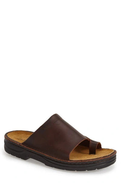Shop Naot 'mt. Louis' Slide Sandal In Buffalo Leather
