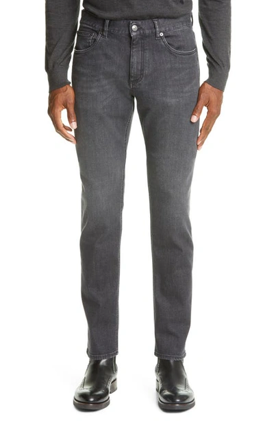Shop Ermenegildo Zegna Comfort Slim Jeans In Grey