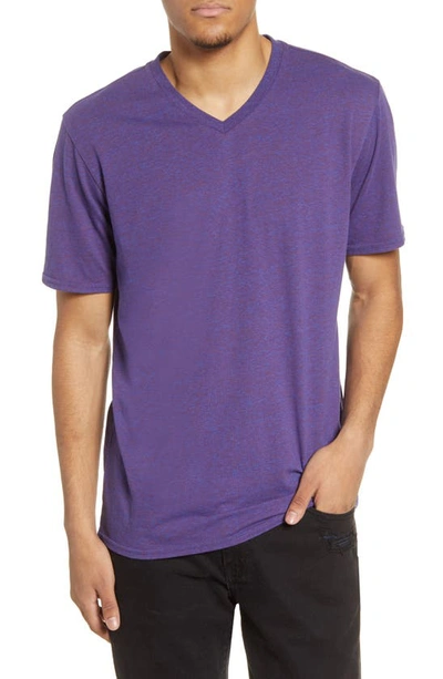 Shop Threads 4 Thought Slim Fit V-neck T-shirt In Multi Purple