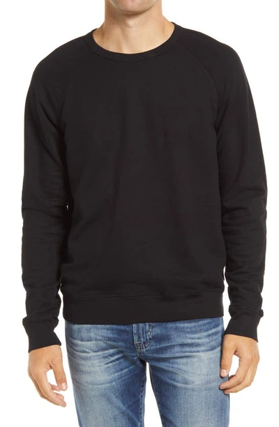 Shop Ag Crewneck Sweatshirt In True Black