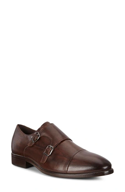 Ecco Men's Vitrus Mondial Monk Strap Shoe Oxford Men's Shoes In Brown |  ModeSens