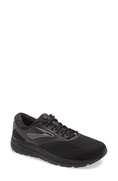 Shop Brooks Addiction 14 Running Shoe In Black/ Charcoal/ Black