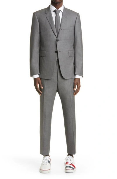 Shop Thom Browne Classic Fit Wool Suit In Med Grey