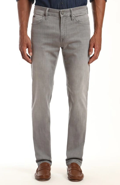 Shop 34 Heritage Courage Straight Leg Jeans In Grey Heritage