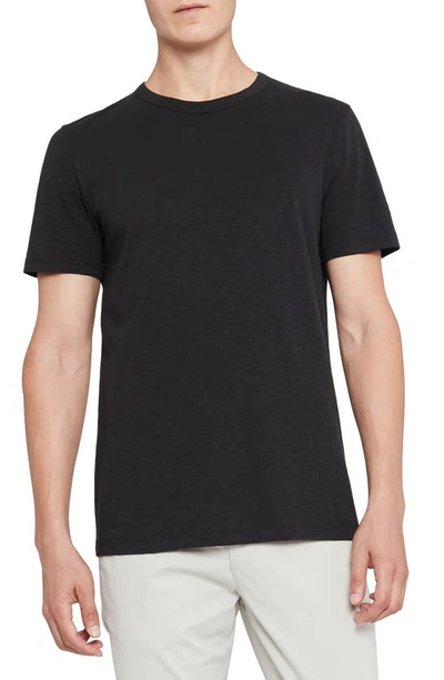 Shop Theory Cosmo Solid Crewneck T-shirt In Black