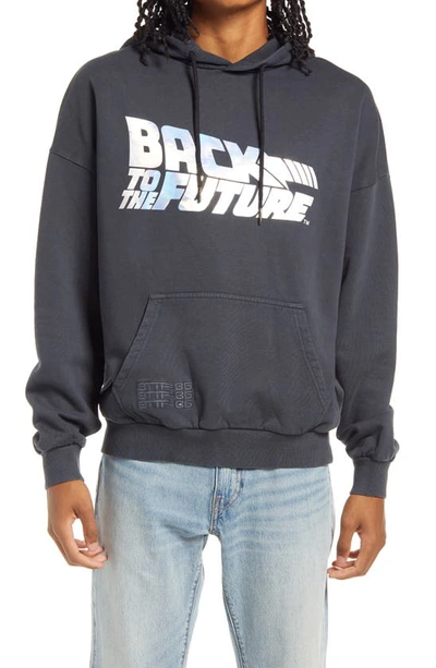 Shop Elevenparis Back To The Future Hoodie In Black