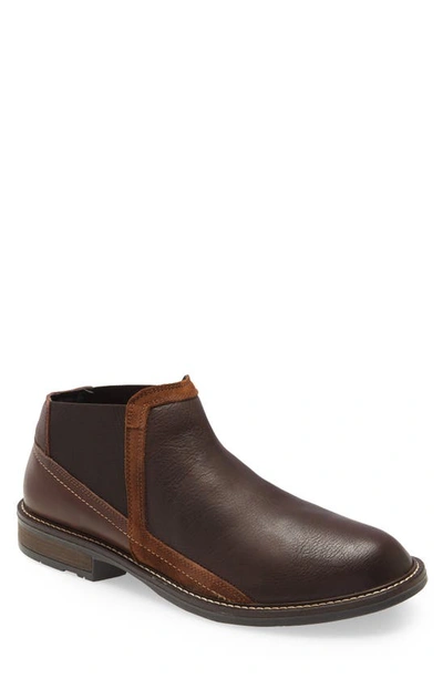 Shop Naot Business Chelsea Boot In Sft Brwn Ltr Toffee Seal Brwn
