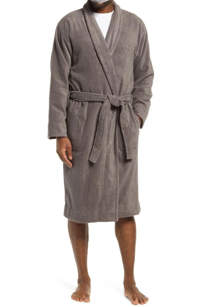 Shop Ugg Turner Robe In Dark Grey