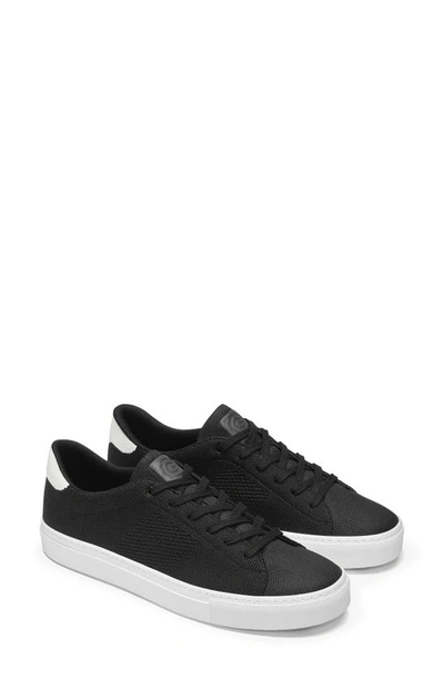 Shop Greats Royale Sneaker In Black/ White Fabric
