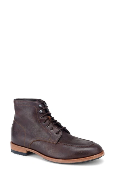 Shop Warfield & Grand Marshal Lace-up Boot In Dk Brown