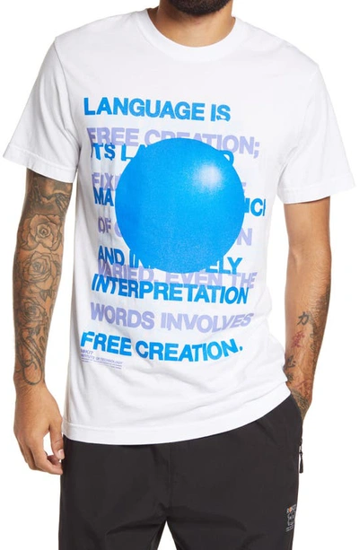 Shop Rokit Free Creation Graphic Tee In White