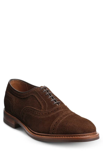 Shop Allen Edmonds Strand Cap Toe Oxford In Snuff Leather