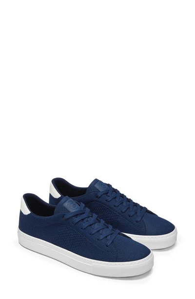 Shop Greats Royale Sneaker In Navy/ White Fabric