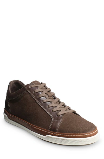 Shop Allen Edmonds Porter Derby Sneaker In Brown Sugar Leather