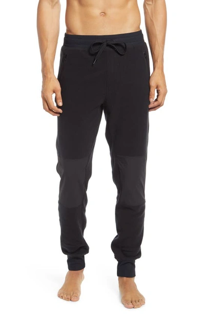 Alo Yoga Polar Moto Jogger Sweatpants In Black