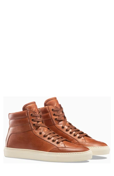 Shop Koio Primo Sneaker In Medium Brown Leather