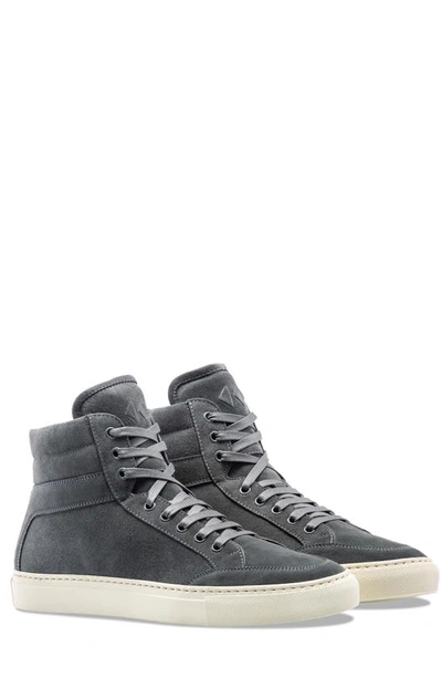 Shop Koio Primo Sneaker In Dark Grey Suede