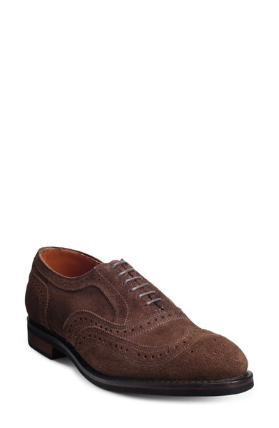 Shop Allen Edmonds Neumok Wingtip In Snuff Leather