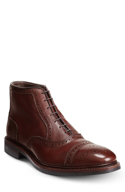 Shop Allen Edmonds Hamilton Wingtip Waterproof Chukka Boot In Chili Leather