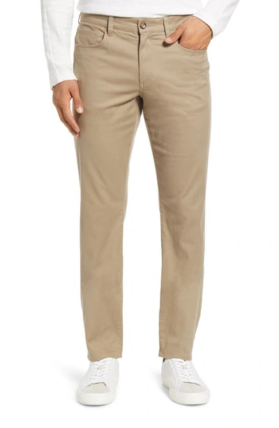 Shop Vince Dylan Slim Fit Five Pocket Pants In Stone Khaki