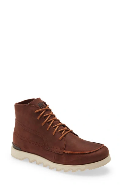 Shop Sorel Kezar Moc Waterproof Boot In Burro