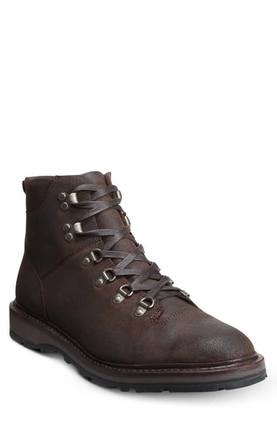 Shop Allen Edmonds Rockies High Waterproof Plain Toe Boot In Snuff Leather