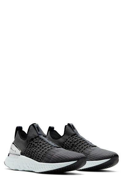 Shop Nike React Phantom Run Flyknit 2 Running Shoe In Grey/ Silver