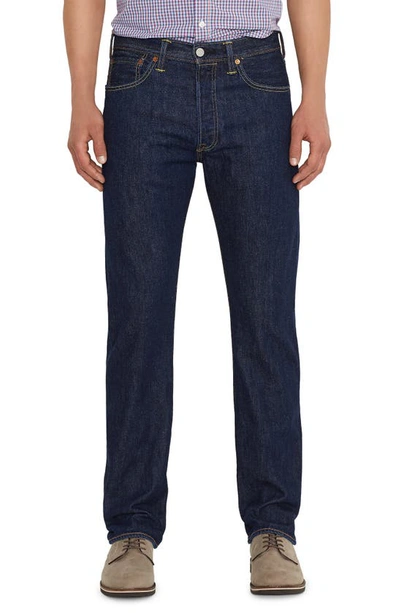 Levi's Men's 501 Original Shrink-to-fit Non-stretch Jeans In One Wash