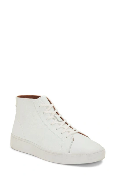 Shop Vince Camuto Hattin High Top Sneaker In White