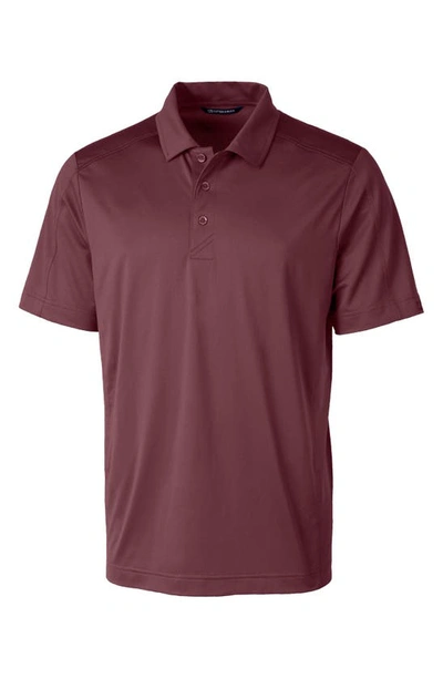 Shop Cutter & Buck Prospect Drytec Performance Polo In Bordeaux