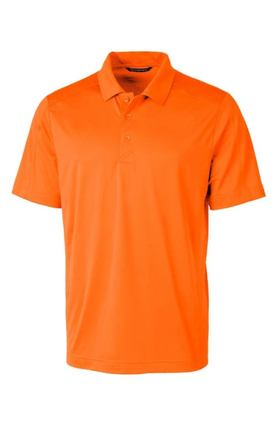 Shop Cutter & Buck Prospect Drytec Performance Polo In Orange Burst