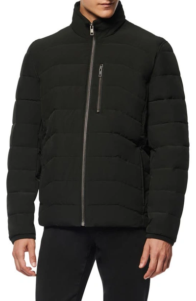 Shop Marc New York Carlisle Water Resistant Quilted Puffer Jacket In Black