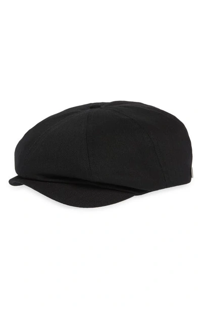 Shop Brixton Brood Driving Cap In Black