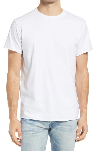 Shop John Elliott Anti Expo Raw Edge T-shirt In White