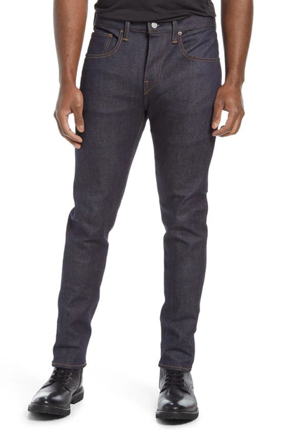 Shop Kato The Scissors Slim Tapered 10.5-ounce Stretch Selvedge Jeans In Indigo Raw