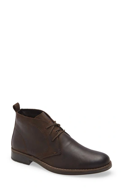 Shop Nordstrom Grayson Waterproof Chukka Boot In Brown Leather