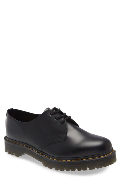 Shop Dr. Martens' Gender Inclusive Plain Toe Derby In Black Leather