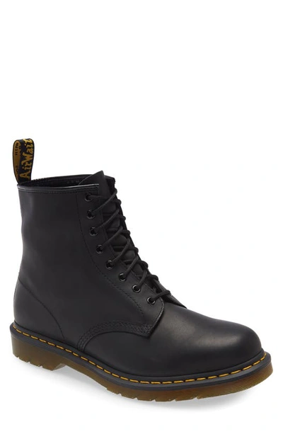 Shop Dr. Martens' 1460 Boot In Black Greasy Leather