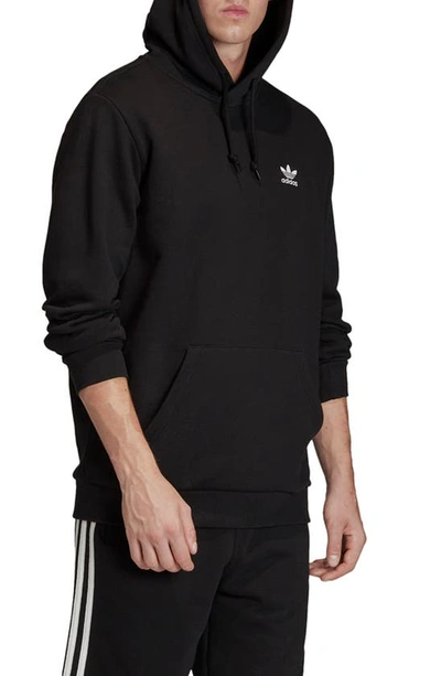Shop Adidas Originals Essential Pullover Hoodie In Black