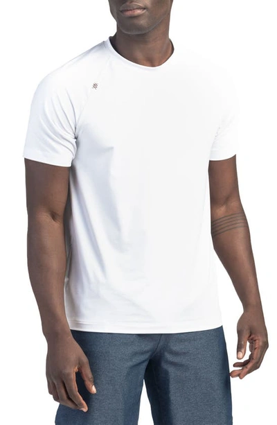 Shop Rhone Reign Athletic Short Sleeve T-shirt In Bright White