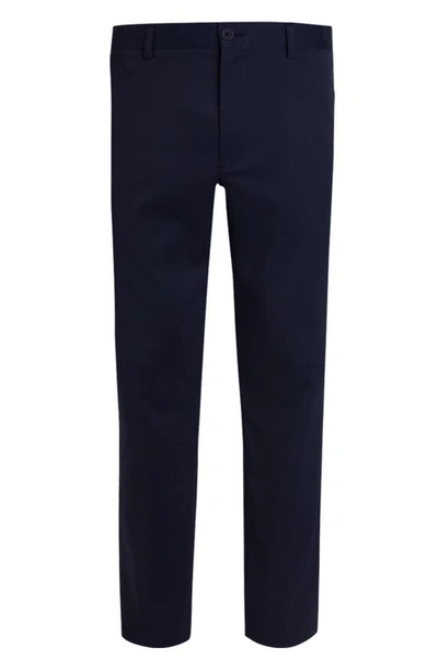 Shop Bugatchi Slim Fit Tech Pants In Blue
