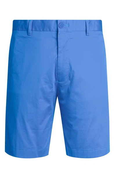 Shop Bugatchi Slim Fit Shorts In Sapphire