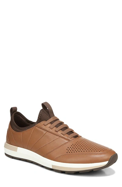 Shop Vionic Trent Sneaker In Toffee Leather