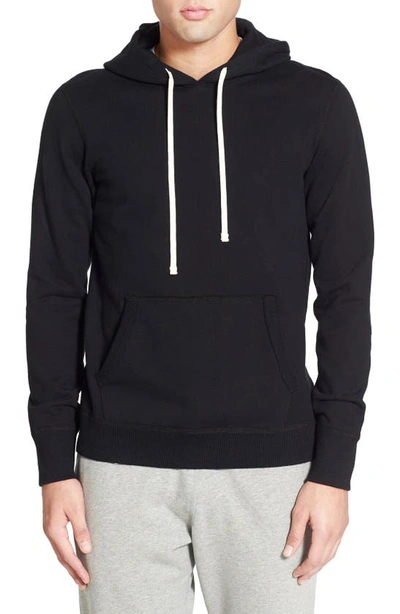 Shop Reigning Champ Midweight Terry Pullover Hoodie In Black