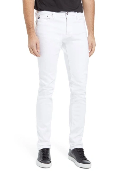 Shop Ag Tellis Slim Fit Stretch Jeans In White