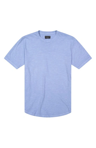 Shop Goodlife Scallop Short Sleeve T-shirt In Blue Bell